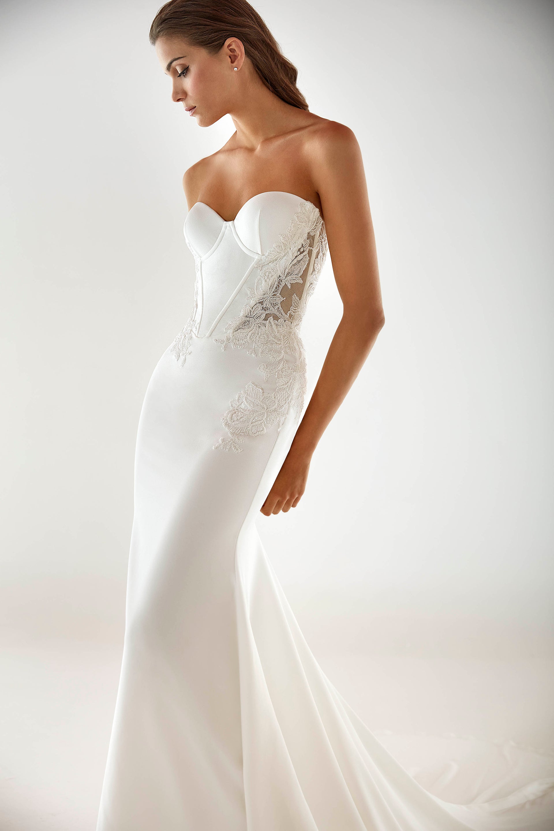 Esme Mermaid dress in crêpe – Aerenica1