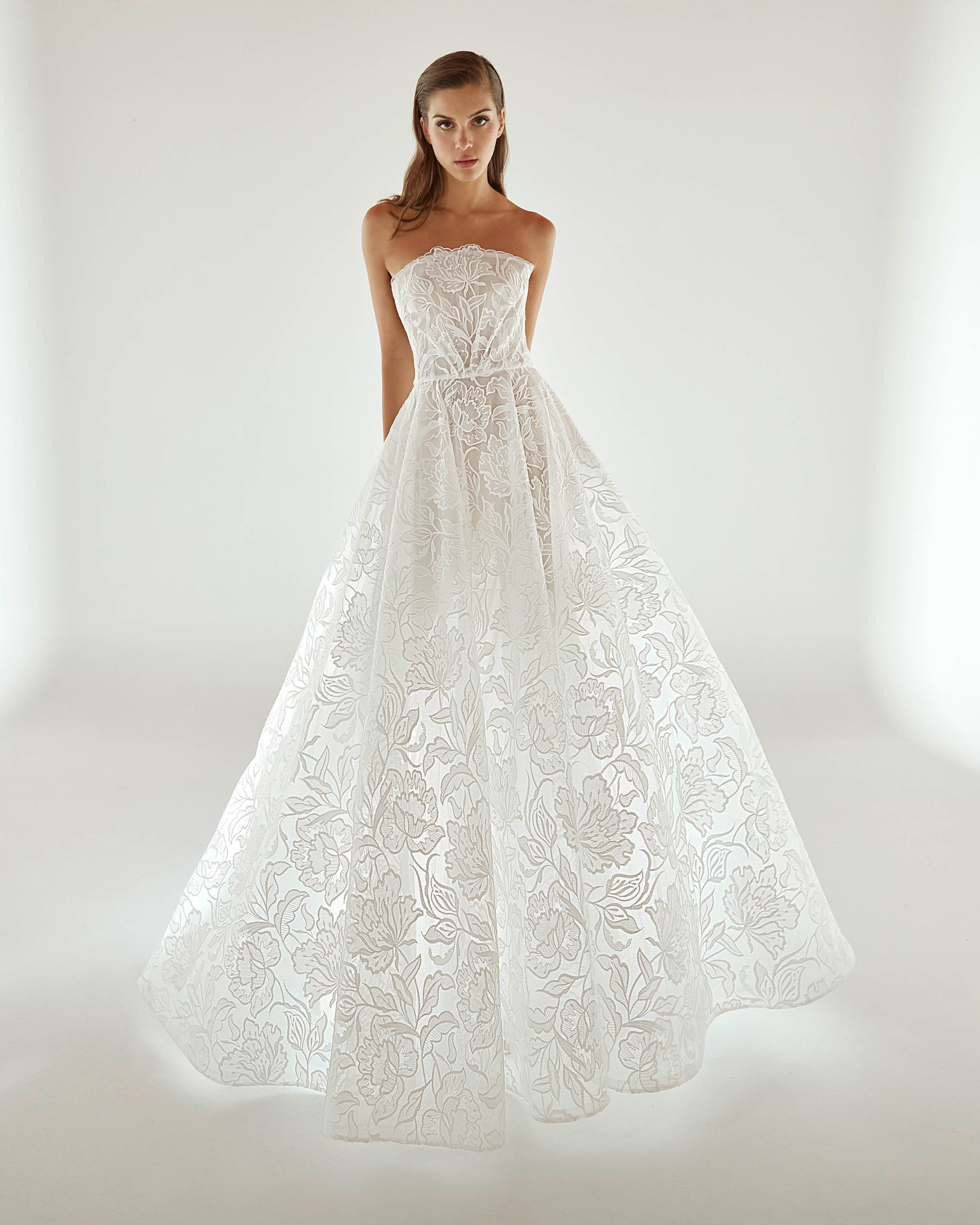 Eugenie A-line lace dress – Aerenica