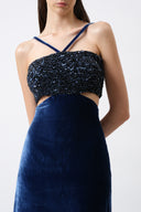 "Leila" velvet dress - Aerenica