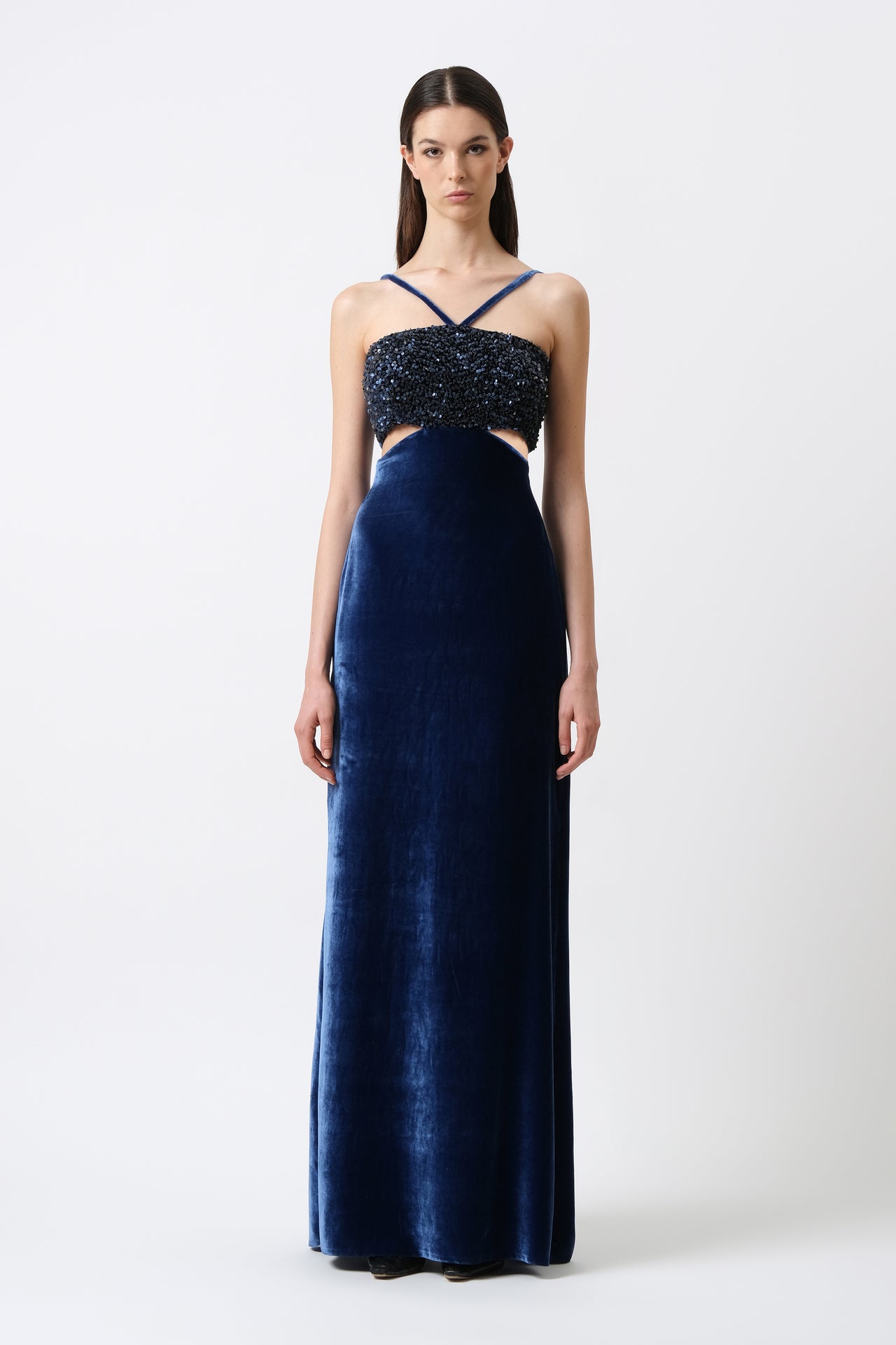 "Leila" velvet dress - Aerenica