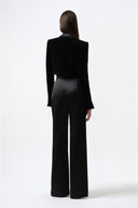 Cropped velvet jacket - Aerenica