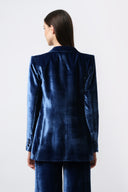 Tailor-made velvet blazer - Aerenica