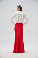 "Ale" cotton shirt  in white - Aerenica