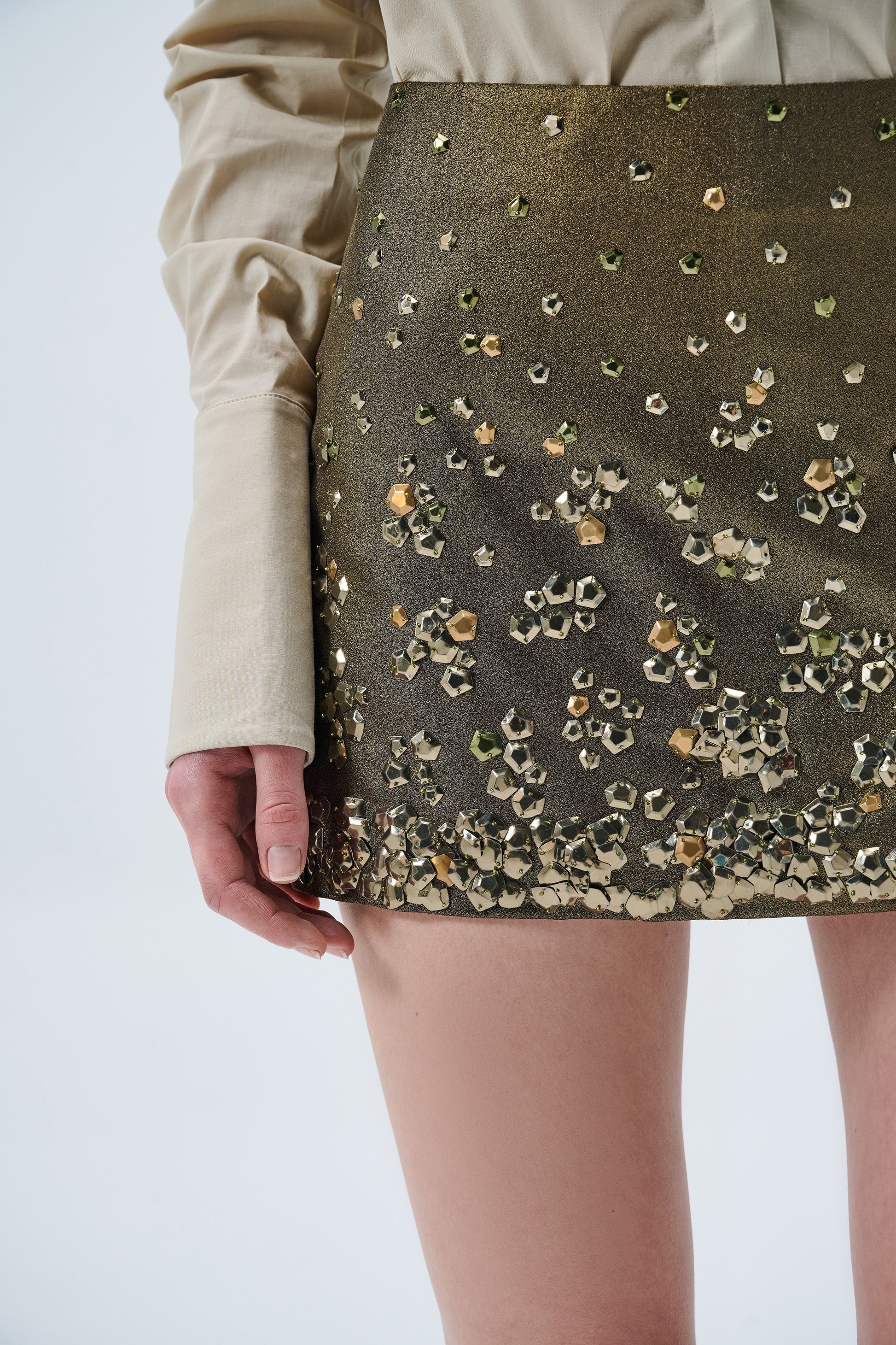 "Chloe" skirt in green - Aerenica